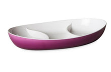 Load image into Gallery viewer, Omada Trendy Hors D&#39;Oeuvre Plate with 3 Compartments - 28cm
