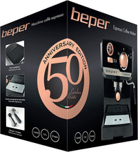 Load image into Gallery viewer, Beper Espresso Machine, 1.5L - 1140W
