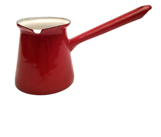 Ibili Turkish Coffee Pot, Enameled Steel - Red