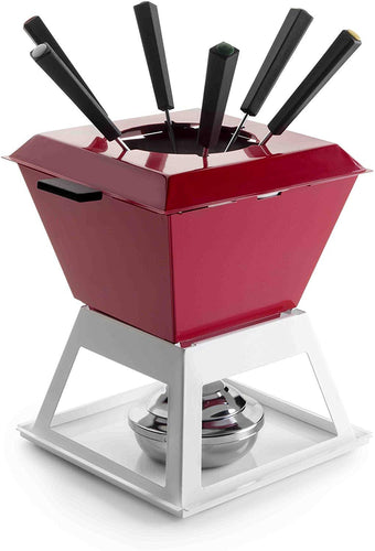 Ibili Quadro Metallic Fondue - Serves 6 Persons