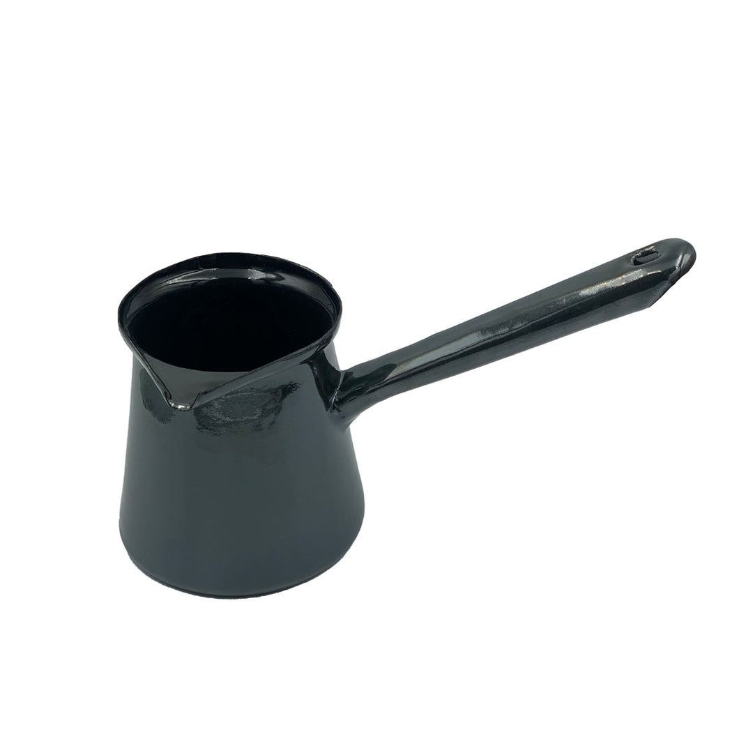 Ibili Turkish Coffee Pot, Enameled Steel - Dark Grey