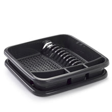Load image into Gallery viewer, Plastic Forte Large Dish Drying Rack with Tray – Available in different colors
