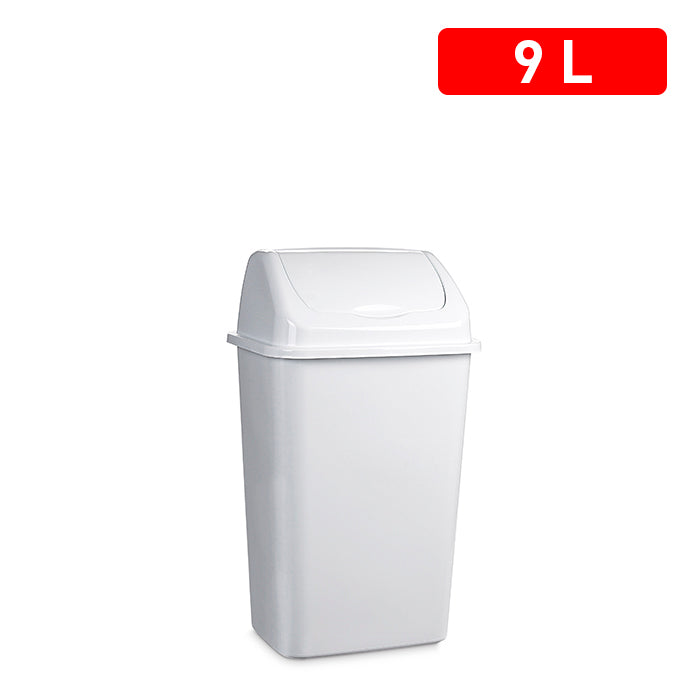 Plastic Forte Bin with Swinging Lid, 9L - Available in different colors