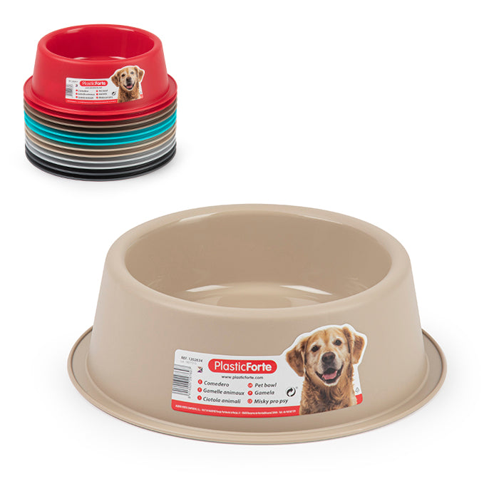 Plastic Forte X-Large Pet Bowl – Available in Several Colors