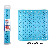Load image into Gallery viewer, Plastic Forte Anti-Slip Bath Shower Mat 45x45cm - Available in different colors
