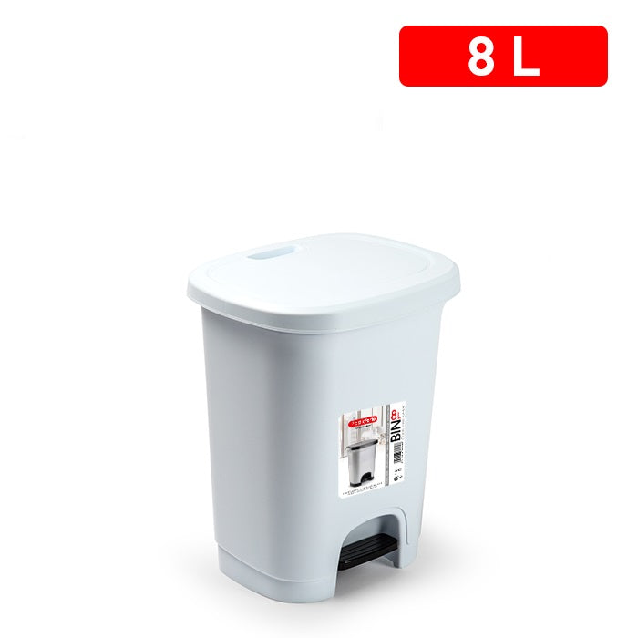 Plastic Forte Pedal Bin, 8L - Available in different colors