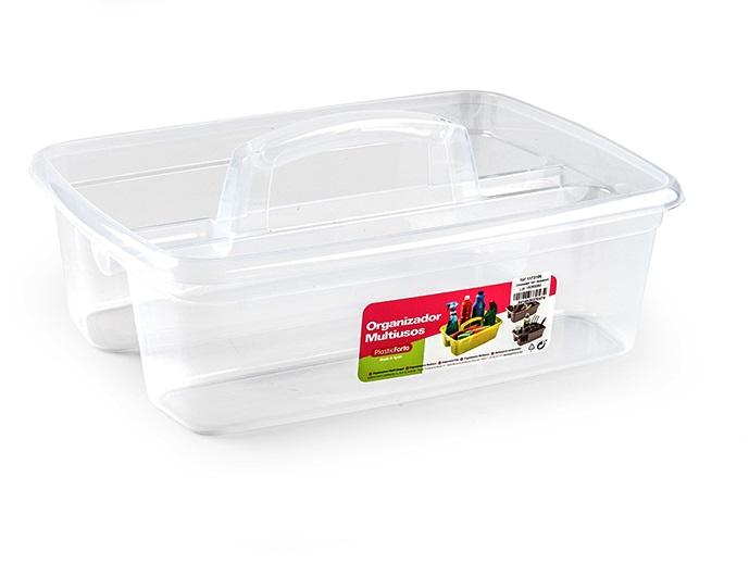 Plastic Forte Caddy/ Organizer - Transparent or Grey
