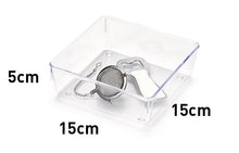 Load image into Gallery viewer, Plastic Forte Transparent Kitchen Drawer Organizer, Cutlery Tray - No. 3
