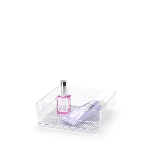 Plastic Forte Organizer Nº5 - 15 x 5 x 15cm, Transparent