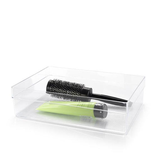 Plastic Forte Organizer Nº10 - 30.5 x 8 x 22.5cm, Transparent