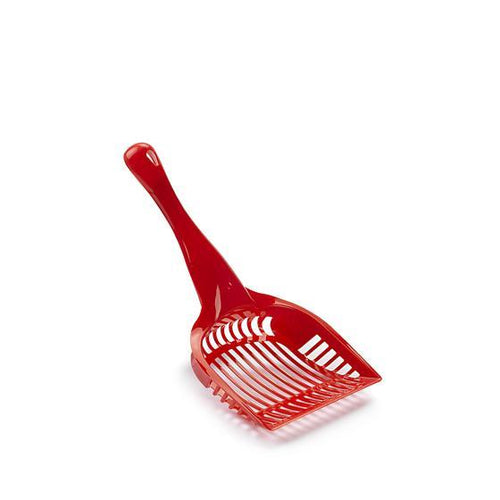 Plastic Forte Pet Scoop - Red