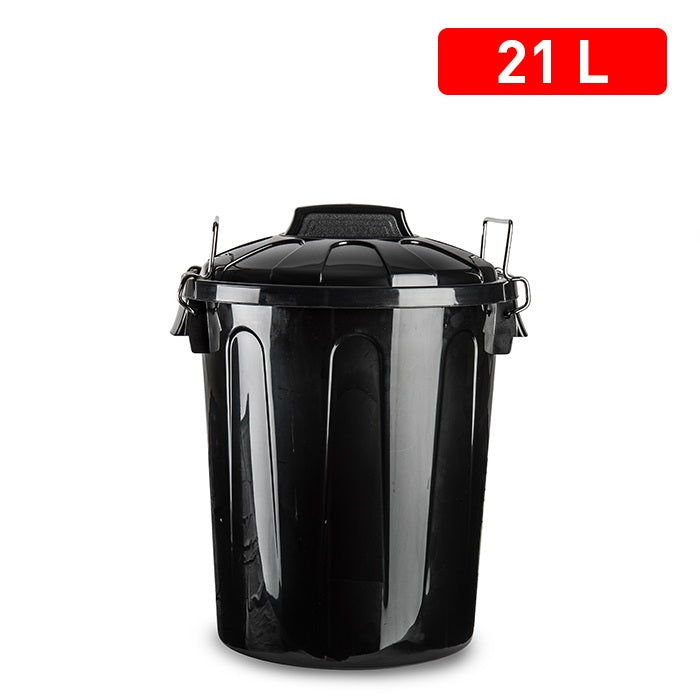 Plastic Forte Drum Dustbin, 21L - Available in different colors