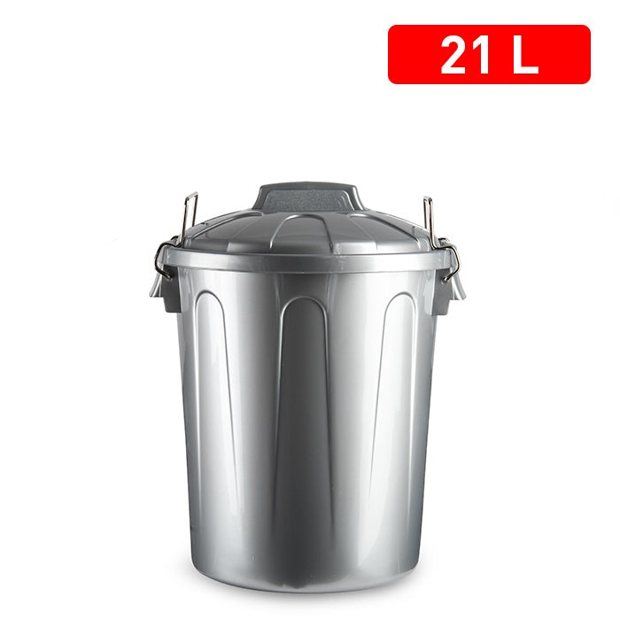 Plastic Forte Drum Dustbin, 21L - Available in different colors