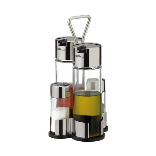 Tescoma Club Salt, Pepper, Oil and Vinegar Dispensers Set with Stand