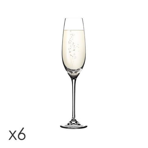 Tescoma Uno Vino Champagne Glasses - 6 Pieces, 220ml