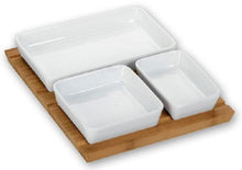 Load image into Gallery viewer, Tescoma Fiesta Hors D&#39;Oeuvre Plate with 3 Compartments - 27 x 23cm
