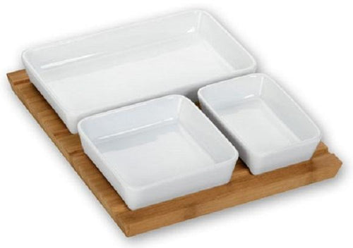 Tescoma Fiesta Hors D'Oeuvre Plate with 3 Compartments - 27 x 23cm