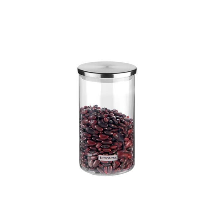 Tescoma Monti Glass Jar with Stainless Steel Lid, 0.8L