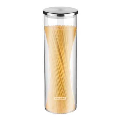 Tescoma Monti Glass Jar with Stainless Steel Lid, 1.8L