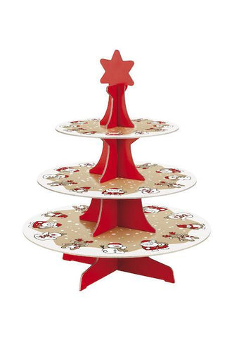 Tescoma Delicia 3-Tier Cake Stand - Christmas / Winter Motifs