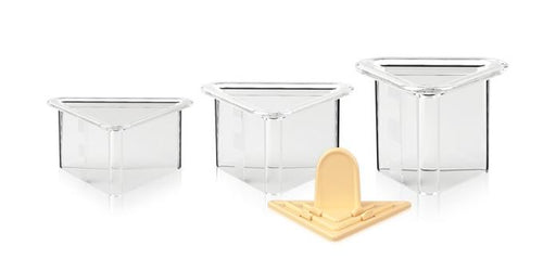 Tescoma Presto Food Shaping Mold, Triangle - Set of 3 pieces & Tamper