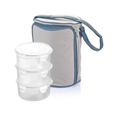 Load image into Gallery viewer, Tescoma Lunch Bag with 3 Food Containers - 0.8L

