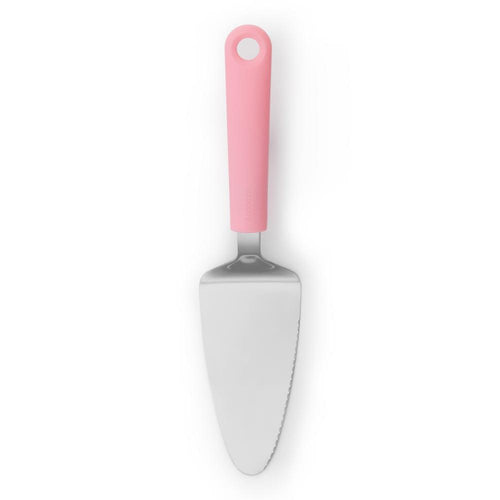 Brabantia Tasty + Pizza / Cake Server, Stainless & Nylon - Pink