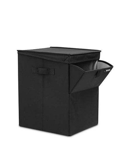Brabantia Stackable Laundry Box, 35 Liters - Black