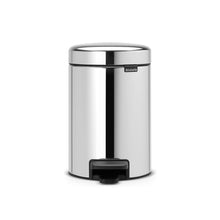 Load image into Gallery viewer, Brabantia New Icon Pedal Bin, 3 Liters - Brilliant Steel
