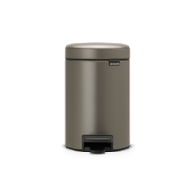 Load image into Gallery viewer, Brabantia New Icon Pedal Bin, 3 Liters - Platinum
