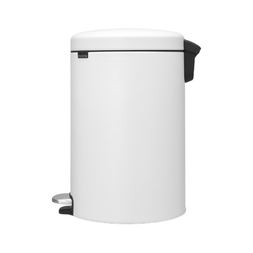 Brabantia Pedal Bin, 20 Liters - Mineral White