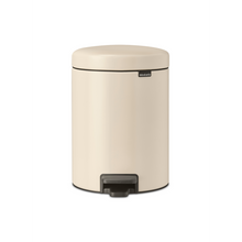 Load image into Gallery viewer, Brabantia New Icon Pedal Bin, 5 Liters - Soft Beige
