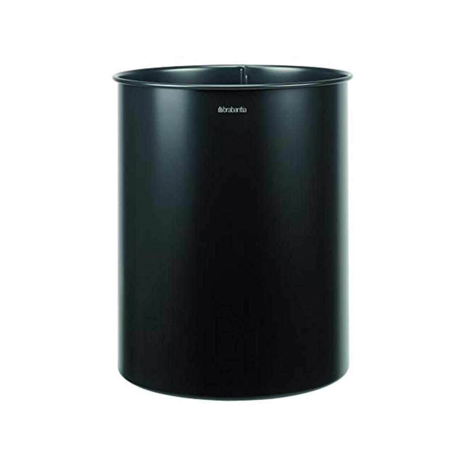 Brabantia Waste Paper Bin, 15 Liters - Matt Black