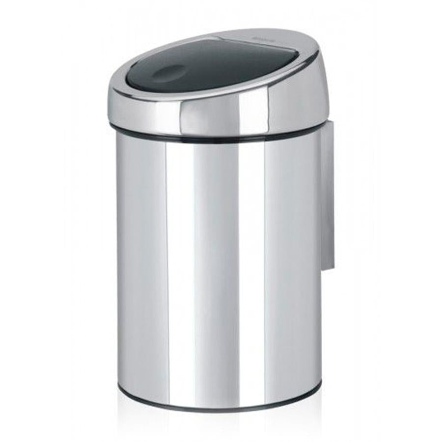 Brabantia Soft Touch Bin, 3 Liters - Brilliant Steel