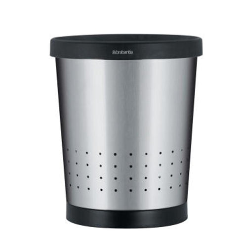 Brabantia Conical Waste Paper Bin - Matt Steel, 5 Liters or 11 Liters