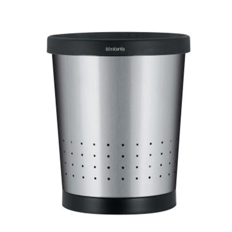 Brabantia Conical Waste Paper Bin - Matt Steel, 5 Liters or 11 Liters