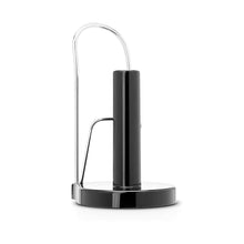 Load image into Gallery viewer, Brabantia Freestanding Kitchen Roll Holder, Brilliant Steel &amp; Black
