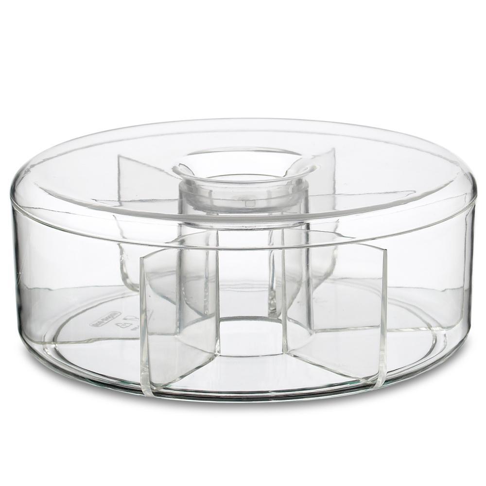 Rosti Mepal Round Tea Box - Transparent