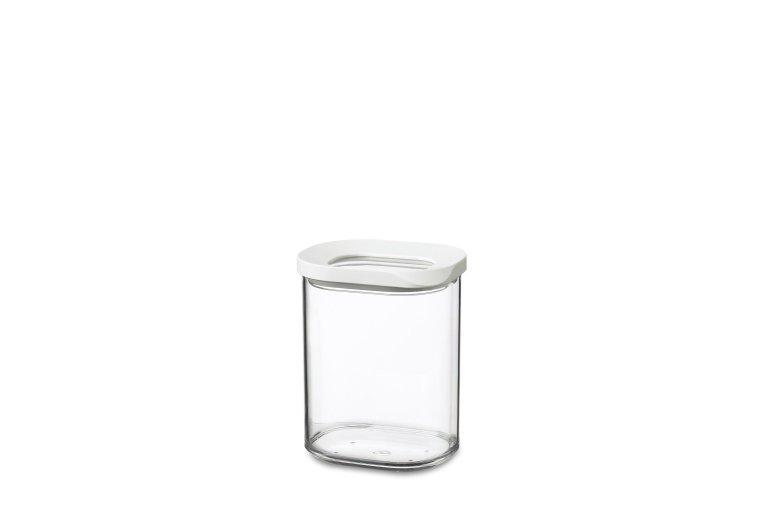 Rosti Mepal Modula Storage Boxes with White & Transparent Lids - 375ml