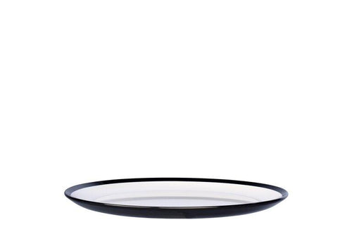 Rosti Mepal Flow Breakfast Plate - 23cm, Black & White