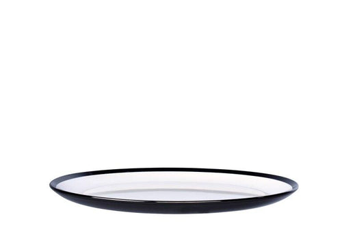 Rosti Mepal Flow Dinner Plate - 26cm, Black & White