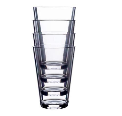 Rosti Flow Glass Cup - 350ml, Transparent , 1 Cup