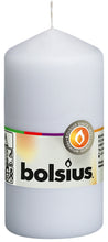 Load image into Gallery viewer, Bolsius Unscented Pillar Candle 120/58mm - Available in different colors
