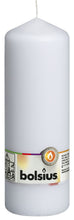 Load image into Gallery viewer, Bolsius Unscented Pillar Candle 200/68mm - Available in different colors
