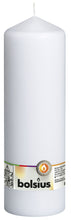 Load image into Gallery viewer, Bolsius Unscented Pillar Candle 250/78mm - Available in different colors
