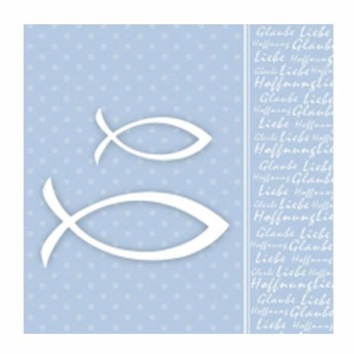 Ambiente Blue Fish Napkin - Large