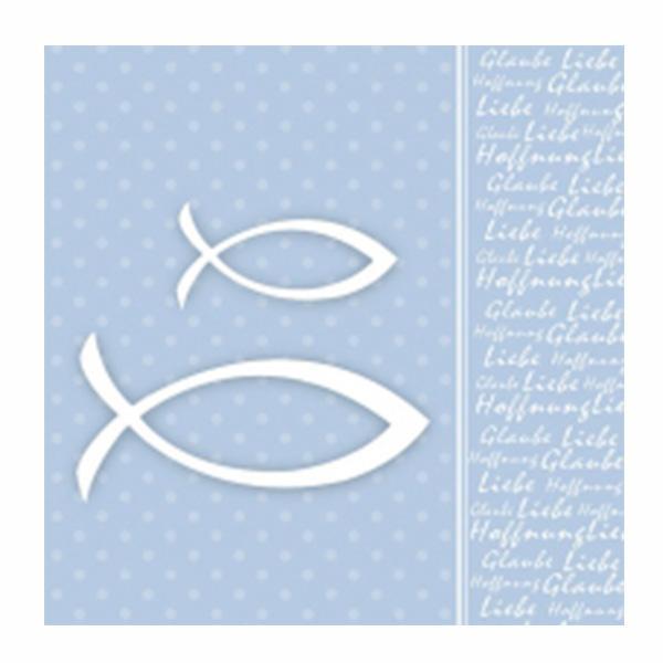 Ambiente Blue Fish Napkin - Large