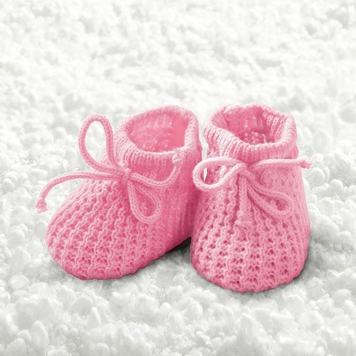 Ambiente Napkin Baby Girl Booties - Large