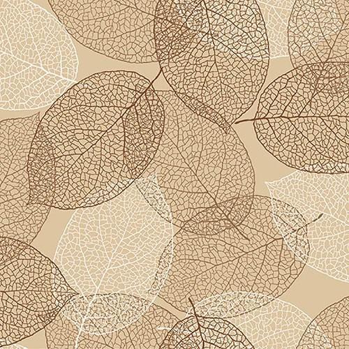Ambiente Napkin Beige Natural Leaves - Large