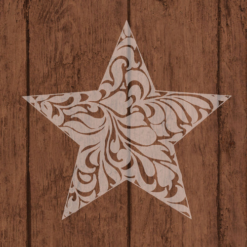 Ambiente Napkin Star on Wood - Large